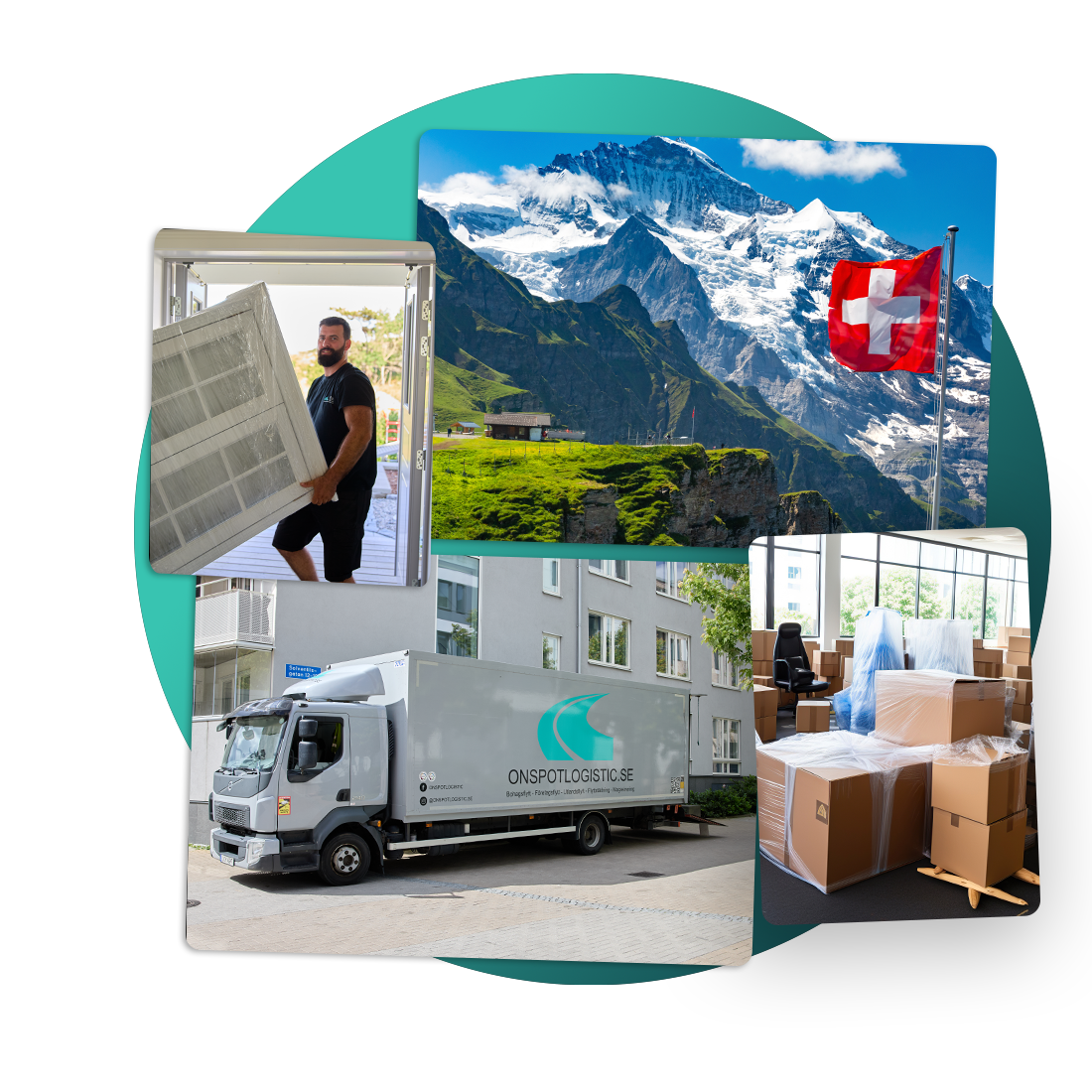 flytt till schweiz med flyttfirma onspot logistic